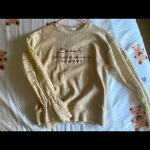 Korean designed lace long sleeve